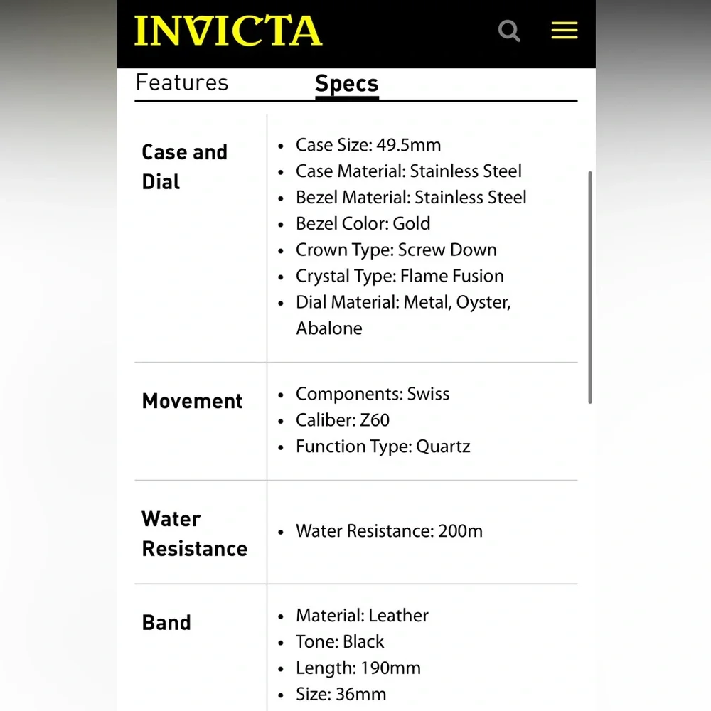 Invicta Excursion Men’s Watch - Picture 11 of 11